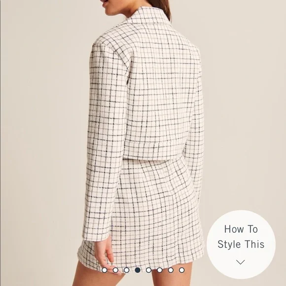 Cropped Tweed Jacket - Picture 4 of 6